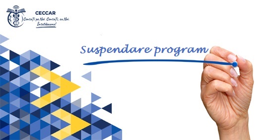 Suspendare program