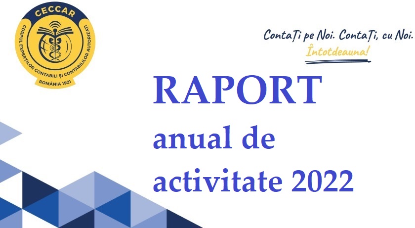 Raport anual de activitate 2022
